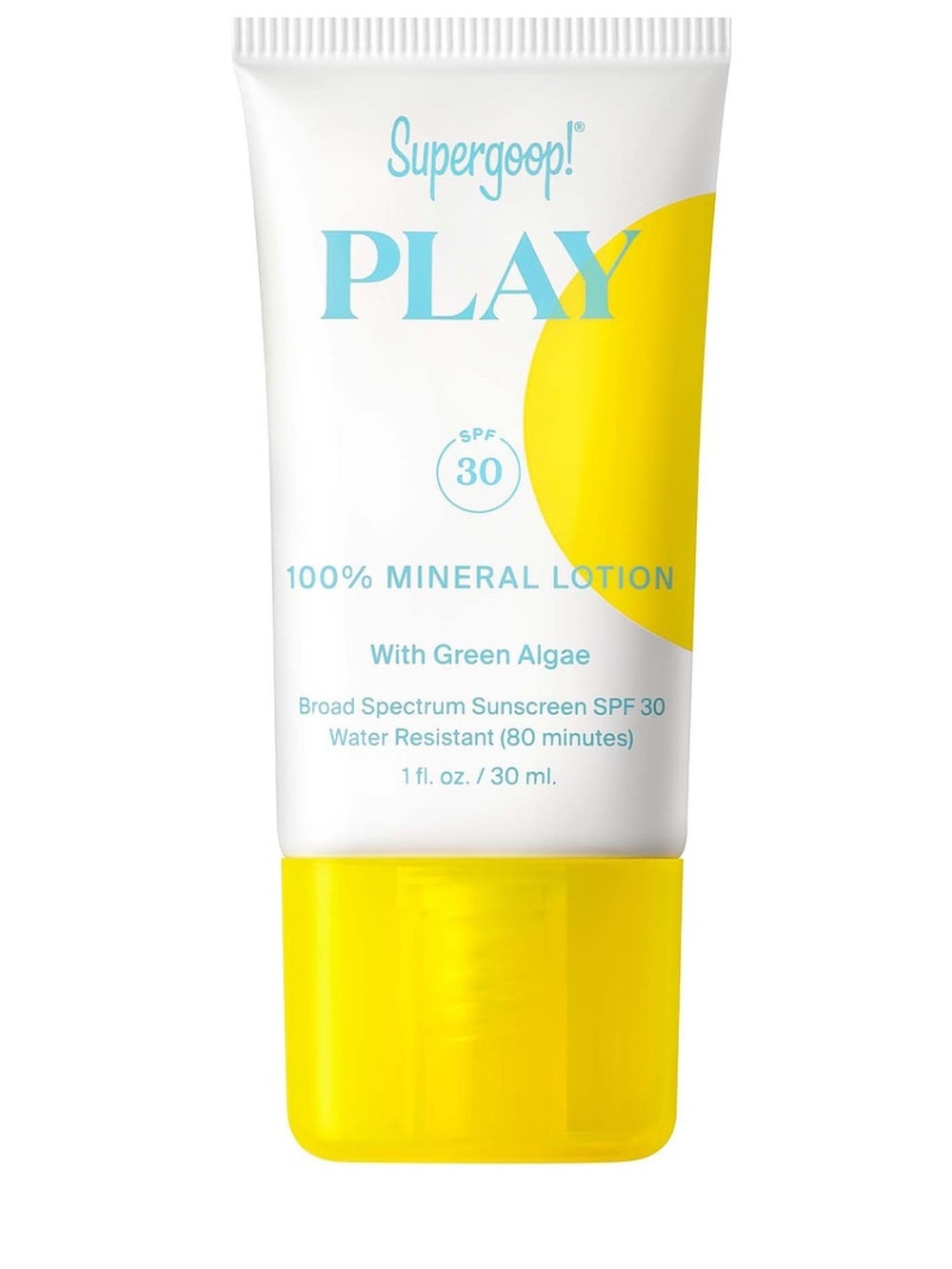 Supergoop! PLAY 100% Mineral Lotion SPF 30 with Green Algae 1 fl. oz.